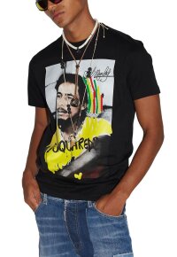 Dsquared2 Bob Marley T-Shirt Black