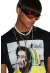 Dsquared2 Bob Marley T-Shirt Black