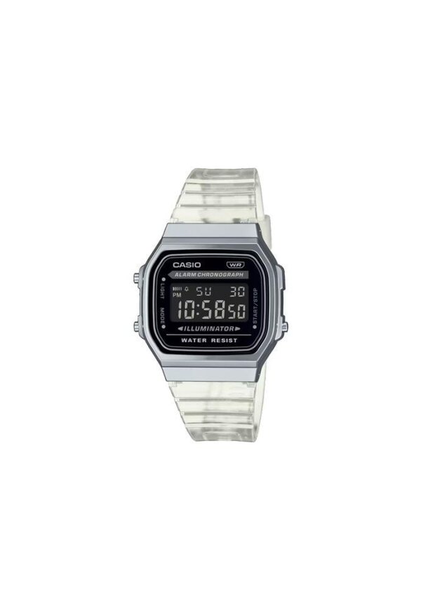 CASIO Mod. VINTAGE COLLECTION - TRANSPARENT BAND - Black