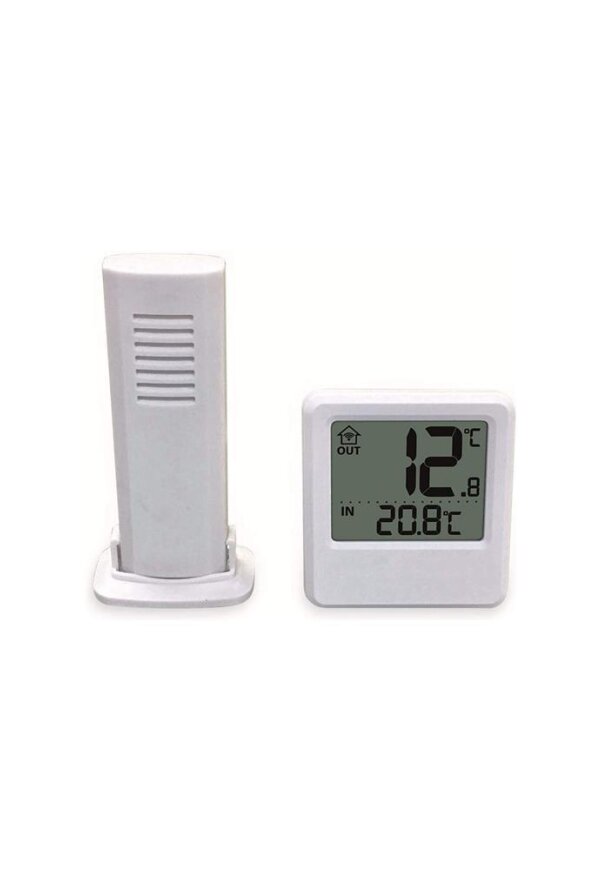 TECHNO LINE Mod. WS9114 - Termometro da parete-tavolo. temperatura interna-esterna con sensore wireless - Wall-table thermometer. indoor-outdoor temperature with wireless sensor