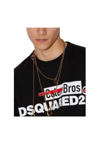 Dsquared2 Caten Bros T-Shirt Herren Schwarz