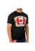 Dsquared2 Cool T-Shirt Schwarz Herren Canada Flaggen Logo