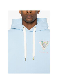 Casablanca Tennis Club Icon Hoodie Hellblau Herren