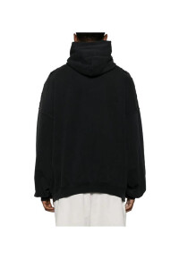 Balenciaga Paris Liberty distressed Hoodie Schwarz Herren