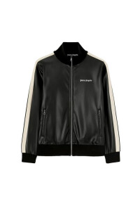 Palm Angels Lederjacke Schwarz Herren