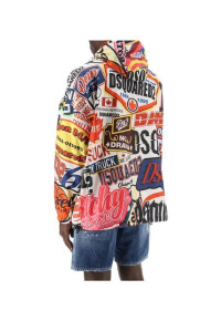 DSQUARED2 Jacke mit grafischem Print Herren