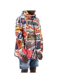 DSQUARED2 Jacke mit grafischem Print Herren