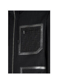 Fendi Blouson Parka Schwarz Herren