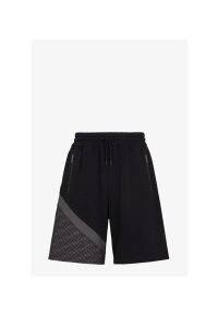 Fendi Diagonal Bermudashorts Schwarz Herren