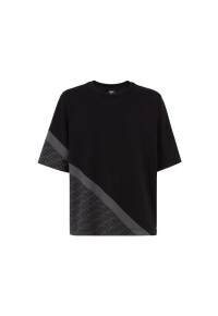 Fendi Diagonal T-Shirt Schwarz Herren