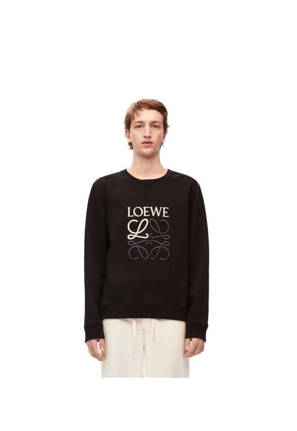 LOEWE Anagram Sweatshirt Schwarz Herren