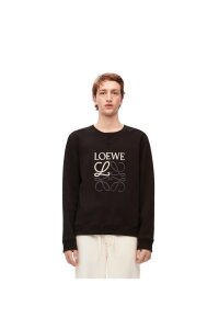 LOEWE Anagram Sweatshirt Schwarz Herren