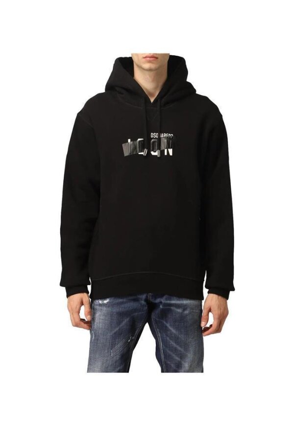 Dsquared2 Tape Hoodie Schwarz Unisex