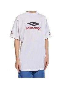 BALENCIAGA 3B Sports Icon  T-Shirt Weiß Unisex