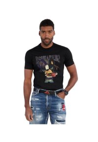 Dsquared2 Ciros Game Time T-Shirt Schwarz Herren