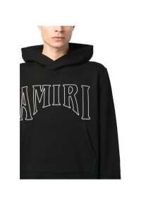 AMIRI Logo Print Pullover Schwarz Herren