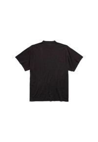 BALENCIAGA Metal Bb Stencil Oversized T-shirt in Schwarz Unisex