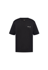 Fendi Baumwoll T-Shirt Schwarz Herren