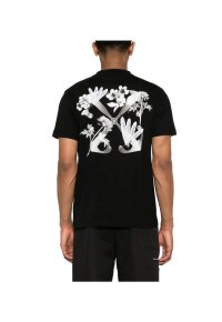 Off-White Flower Scan T-Shirt Schwarz Herren