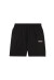 Balenciaga Logo Print Shorts Baumwolle Schwarz Herren