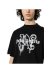 Palm Angels Los Angeles Monogram Print T-Shirt Schwarz Herren