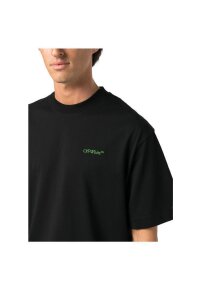 Off-White Logo T-Shirt Schwarz Herren