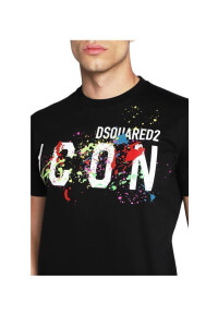 Dsquared2 Icon Splash Cool T-Shirt Schwarz Herren