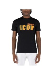 Dsquared2 ICON Logo T-Shirt Schwarz Herren