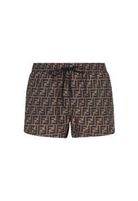 Fendi Badehose Braun Herren