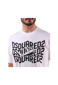 Dsquared2 Shark T-Shirt Weiß Herren