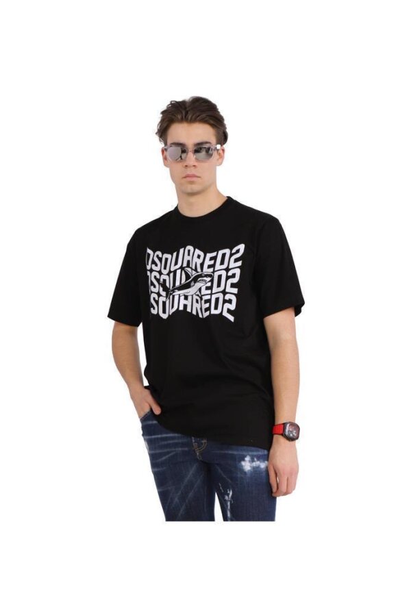 Dsquared2 Shark T-Shirt Schwarz Herren