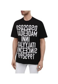 Dsquared2 Slogan T-Shirt Schwarz Herren