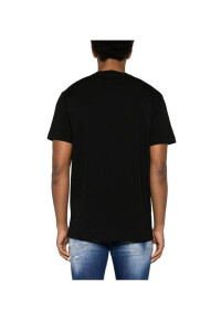 Dsquared2 Drip Dynamic Logo T-Shirt Schwarz Herren