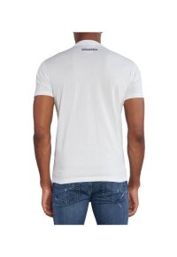 Dsquared2 Ciro Pixel Cotton T-Shirt Weiß Herren