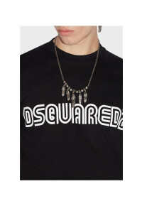 Dsquared2 D2 Outline Cool T-Shirt Schwarz Herren