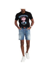 Dsquared2 Milano Muscle Mascot T-Shirt Schwarz Herren