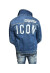 Dsquared2 ICON Logo Denim Jacke Blau Herren