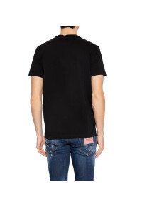 Dsquared2 Logo Print T-Shirt Schwarz Herren