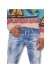 Dsquared2 Light Sandy Slash Wash Skater Jeans Blau Herren