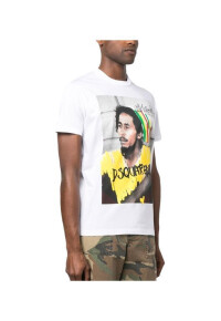 Dsquared2 Bob Marley T-Shirt Weiß Herren