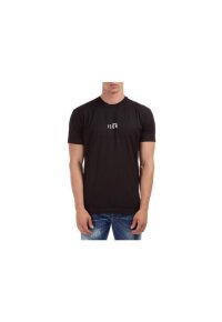 Dsquared2 ICON Logo Stickerei T-Shirt Schwarz Herren