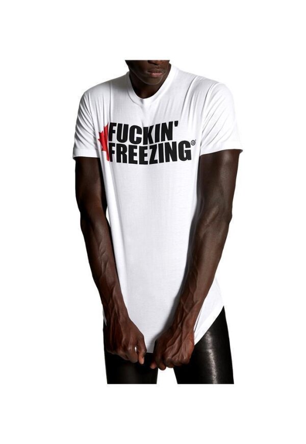 Dsquared2 Icon Fuckin´ Freezing T-Shirt Weiß Herren