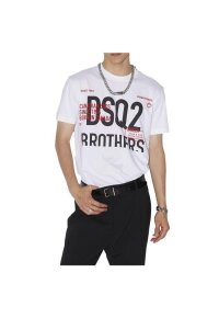 Dsquared2 DSQ2 Bro Cool T-Shirt Weiß Herren