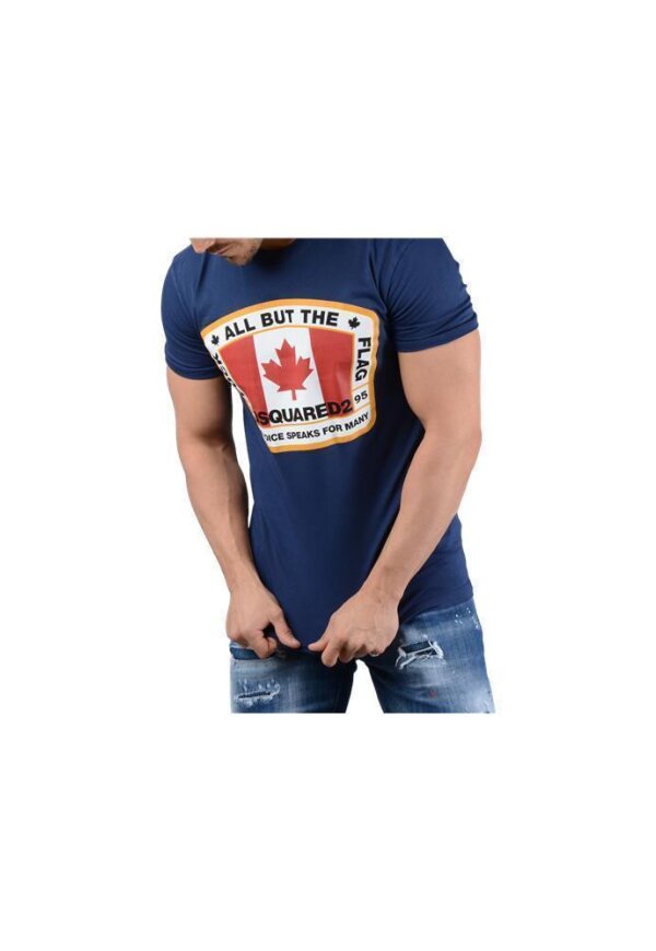 Dsquared2 Canada Flag T-Shirt Schwarz Herren