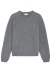 Celine Triomphe Pullover aus Kaschmirwolle Grau Herren