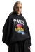 Balenciaga Paris Tropical Hoodie Schwarz Herren