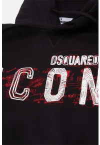 Dsquared2 Icon Scribble Pullover Schwarz Herren