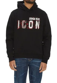 Dsquared2 Icon Scribble Pullover Schwarz Herren