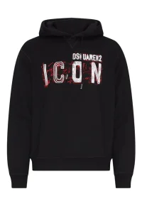 Dsquared2 Icon Scribble Pullover Schwarz Herren