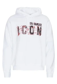 Dsquared2 Icon Scribble Cool Fit  Sweatshirt Weiß...